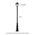 DU 324 Decorative Post with DUW5028 BL lantern Web Rez