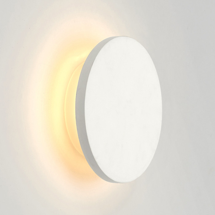 Dot LED Plaster Wall Light Shown Lit WL8446 Web Rez