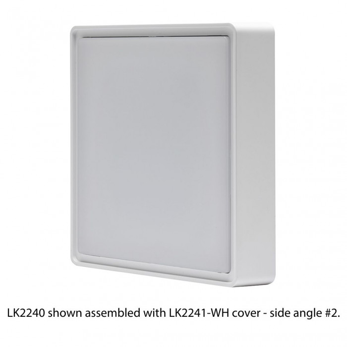 LK2240 shown assembled with LK2241 WH cover side angle 2 with text