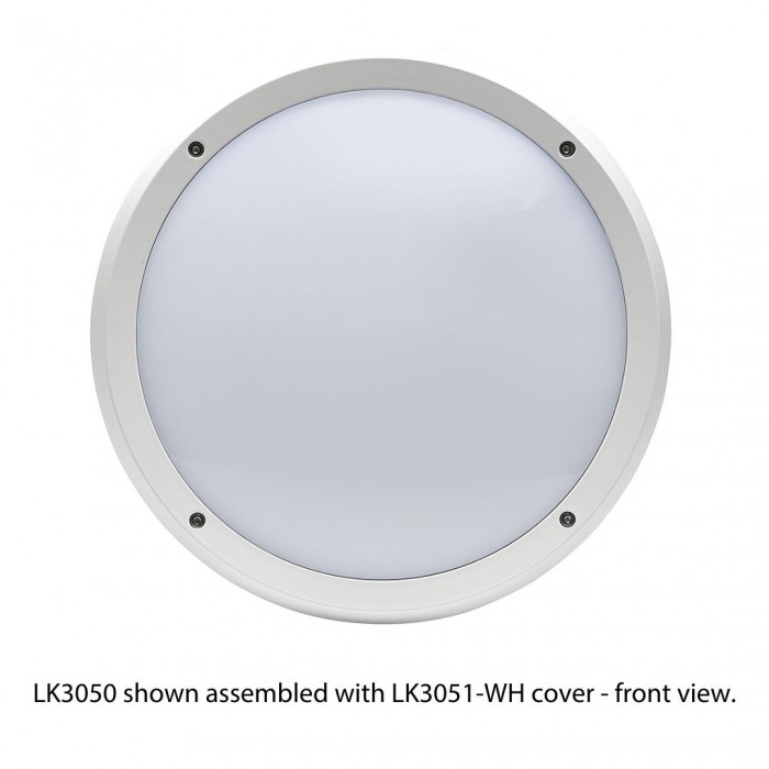LK3050 shown assembled with LK3051 WH cover front view.