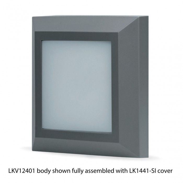 LKV12401 body shown fully assembled with LK1441 SI cover with text Web Rez
