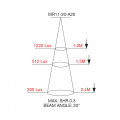 MR11 20 A20 Cone Diagram