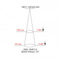 MR11 HPLED WH Cone Diagram