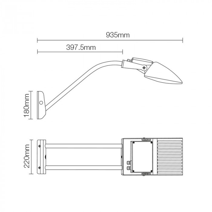 Onda Floodlight Line Diagram3