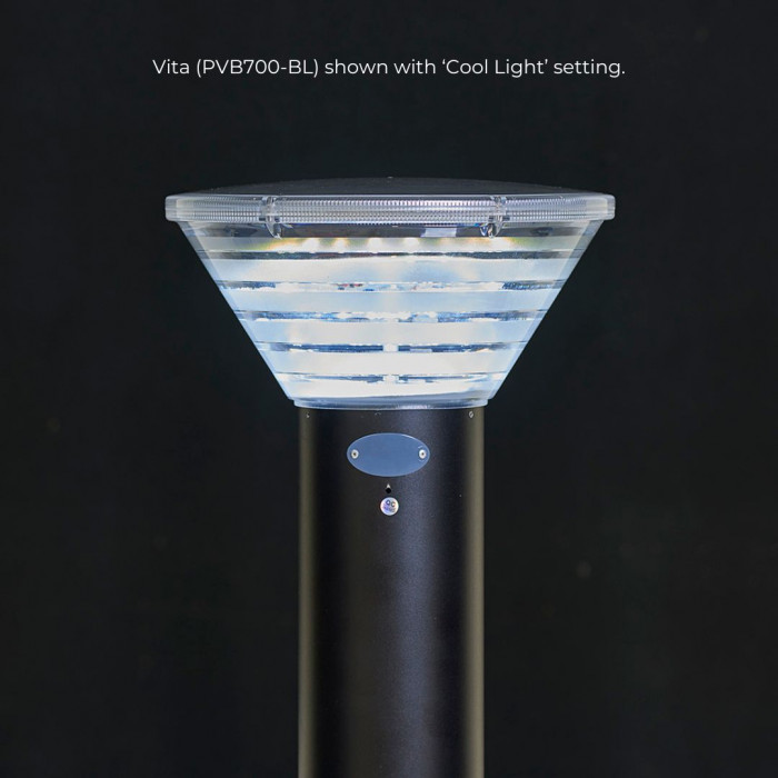 Vita PVB700 BL shown with Cool Light setting w  text Web Rez